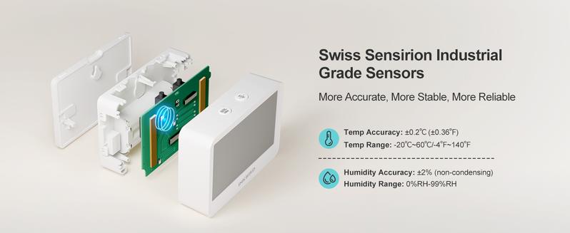 INKBIRD Bluetooth Thermo-Hygrometer: 6-in-1 Indoor Monitor with APP control, custom comfort, 2-year data export. For home, wine cellar, greenhouse. INKBIRD Bluetooth Thermo-Hygrometer: 6-in-1 Indoor Monitor with APP control, custom comfort, 2-year data export. For home, wine cellar, greenhouse.