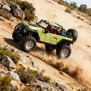 2680 PCS Jeep Off-Road Building Blocks, Static Model with Suspension Shock Absorber, High Difficulty Kit, Home Decor & Gift for Boys & Men