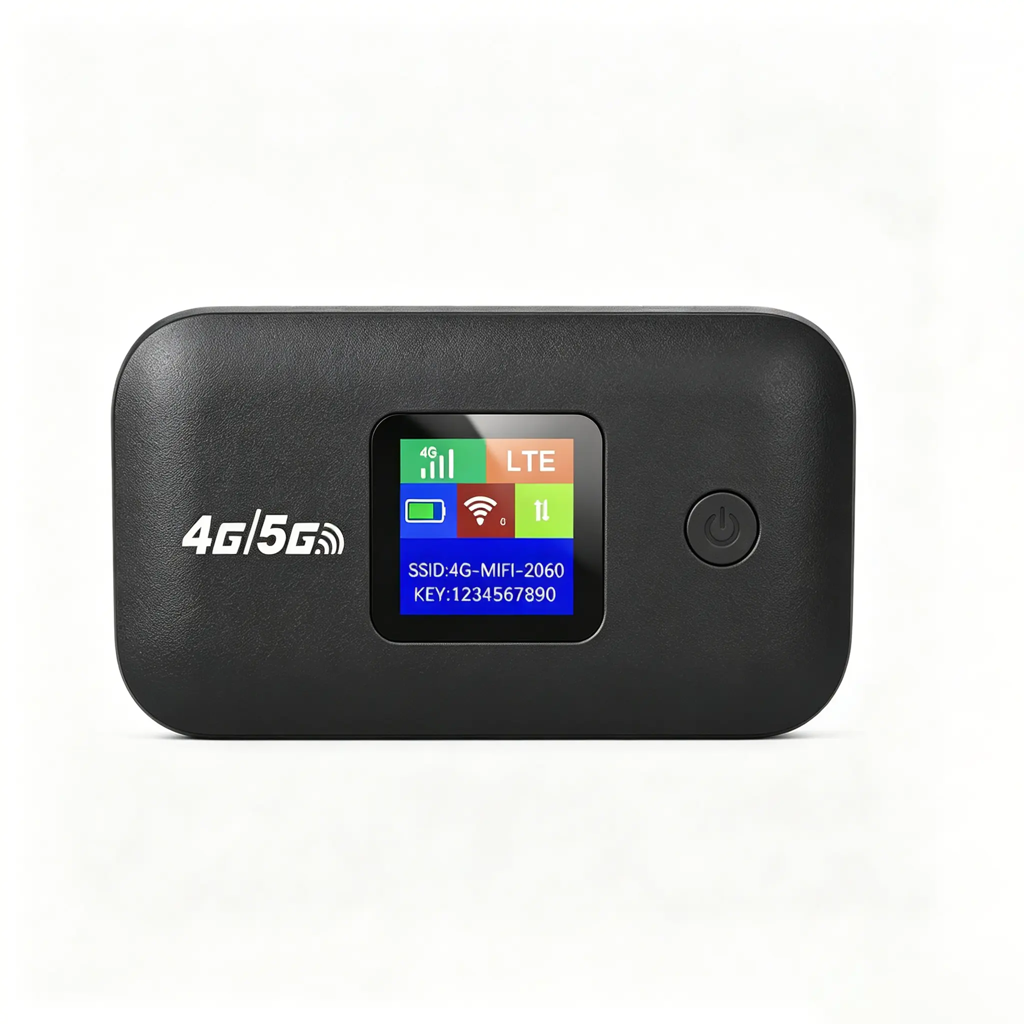 Portable 4G 5G Cellular WiFi Hotspot with SIM Slot, 300Mbps Wireless Mobile Router, Supports 10 Devices, LED Display for RV Outdoor Camping Travel, Black European, European Version, Wifi Pocket, Sim Card