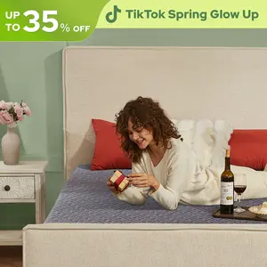 SpringGlowUp【BEDLORE】Honeycomb Breathable Design Waterproof Mattress Protector: Ultra-Soft Non-Slip Fitted Sheet With Deep Pockets, Noiseless Bed Cover & Bedding Set, Machine Washable & Easy Care For Better Sleep At Home, Hotel, Or School.