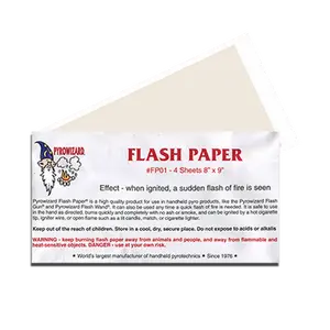 Theatre Effects Pyrowizard™ Flash Paper Sheets - 4 sheets 8"x9"