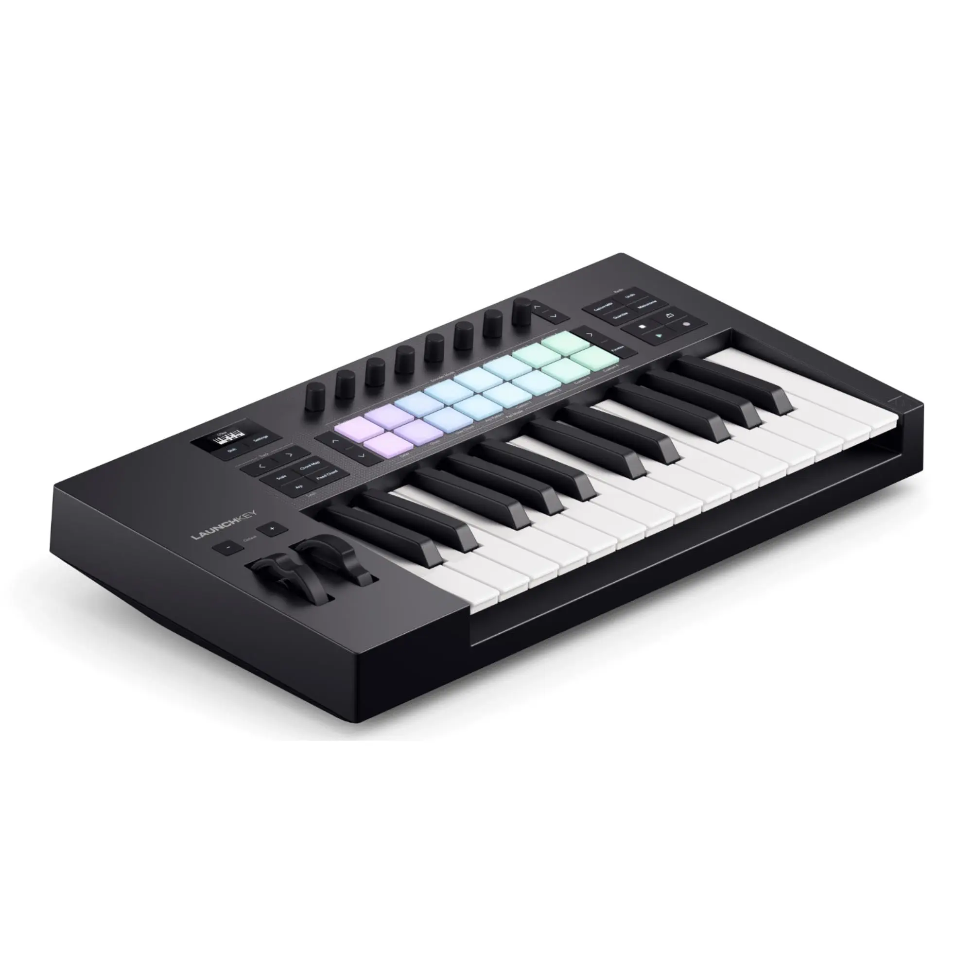 Novation Launchkey 25 MK4 — Compact 25 Key, USB, MIDI Keyboard Controller with DAW Integration. Chord Mode, Scale Mode, 8 Drum Pads, and Arpeggiator — Includes Software Bundle for Music Production