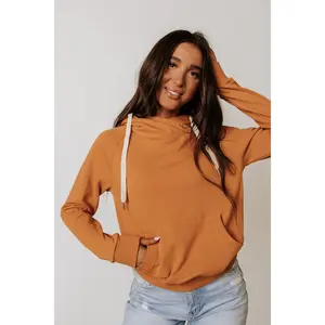 Elevated Sweatshirt Crossover- Marigold