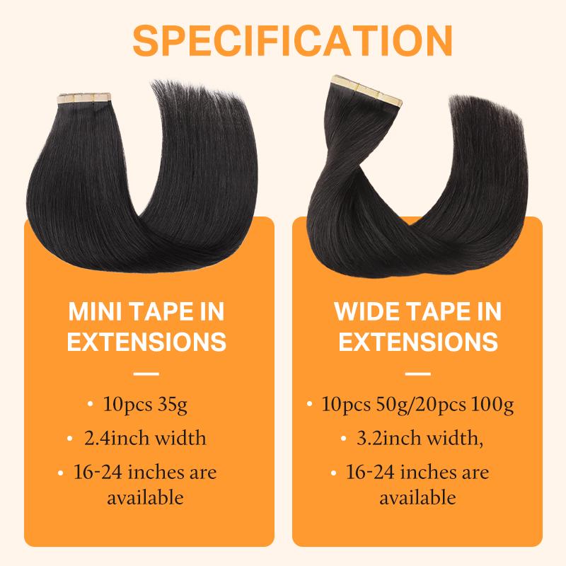 Doores Wide Tape in 16-24'' length Remy Human Hair Extensions Natural Straight for Daily use Doores Wide Tape in 16-24'' length Remy Human Hair Extensions Natural Straight for Daily use