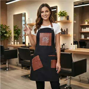 Women's Hairstylist & Barber Apron | Premium Cotton Salon Smock