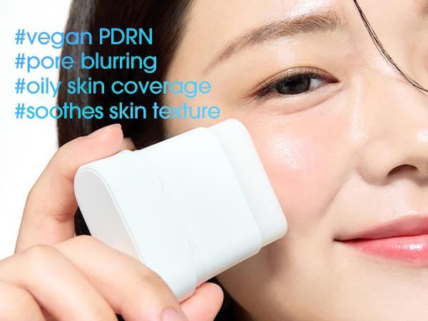 PDRN Spirulina Poreless Primer 10g – Makeup Stick for Oily Skin Control - Providing Smooth and Shine-Free Finish - Korean Skin Care