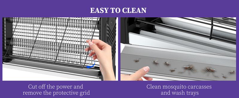 PALONE Electric Bug Zapper, 4000V Mosquito Zapper Indoor Outdoor with Hanging Function, Electric Fly Zapper with Removable Tray USB Powerful Indoor Bug Zapper for Outdoor Balcony Office Patio