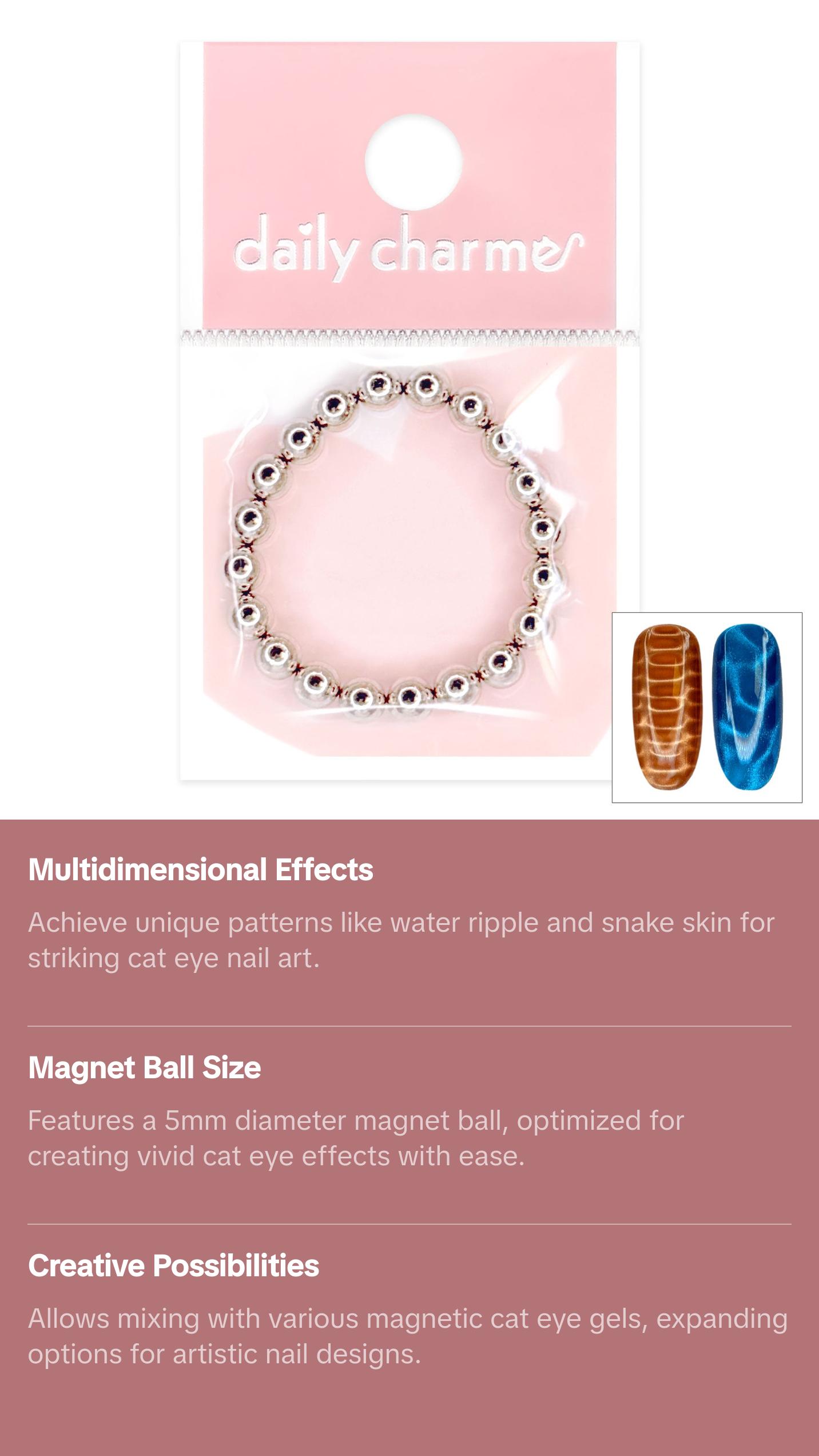 Cat Eye Magnet Ball Set / 20 pcs