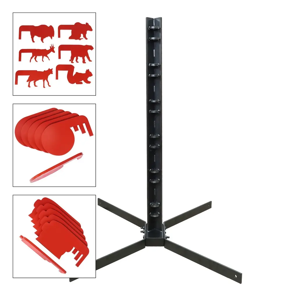 TSG AR500 Steel Dueling Tree Reactive Six Target Kit – Choice of Targets