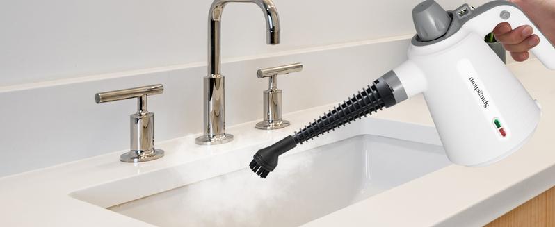 Spurgehom Portable Handheld Steam Cleaner with Safety Lock & 11 PCS Kit - Large Capacity Steamer for Effortless Cleaning of Car, Windows, Floors & Home Surfaces