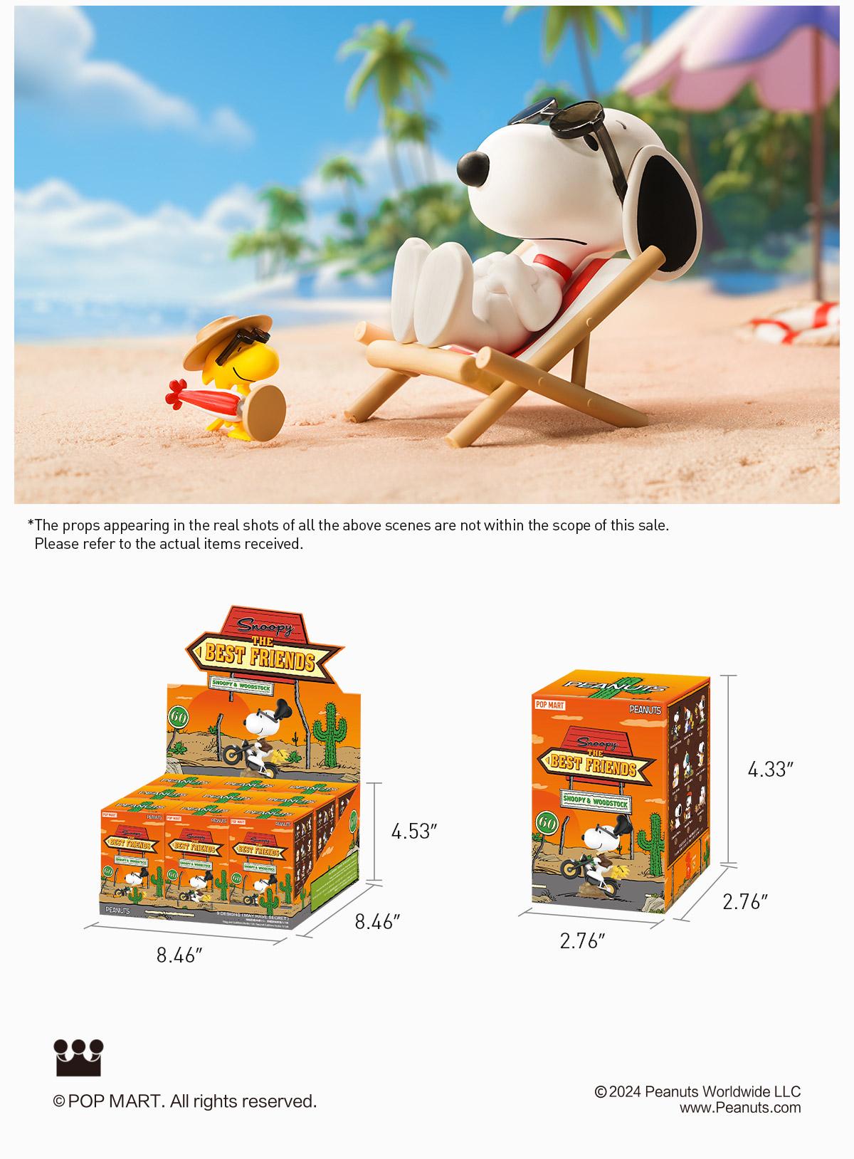 POP MART Snoopy The Best Friends Series Figures, Blind Box