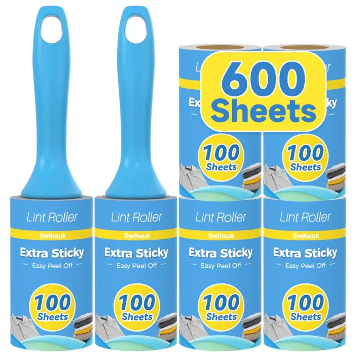 Swihauk 600 Sheets Extra Sticky Lint Rollers for Pet Hair