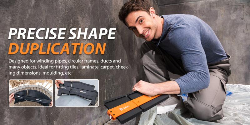 Saker(10 "lock) Profile Tool - Adjustable lock Accurate Copy Irregular Shape Replicator - Irregular Welding Woodworking Tracker - a diy must-have