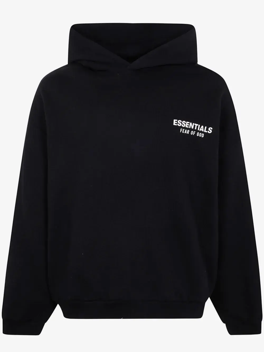 Fear of God Essentials FW24 Fleece Hoodie, Unisex Oversized Pullover Sweatshirt, Cotton Blend Heavyweight Hoodie
