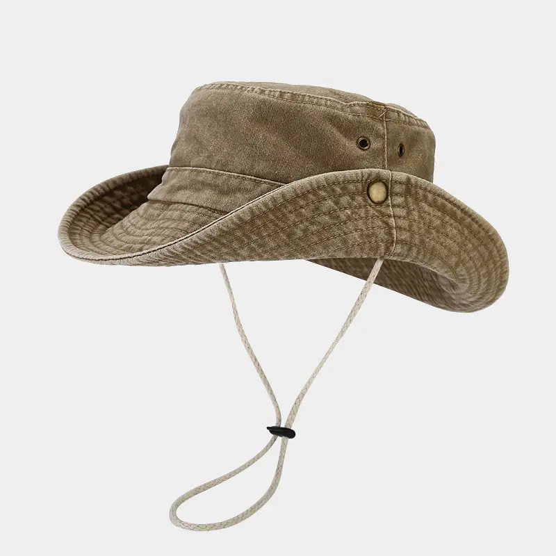 Men's Sun Hat Wide Brim Bucket Hat Women Travel Fishing Hiking Fisherman Hats