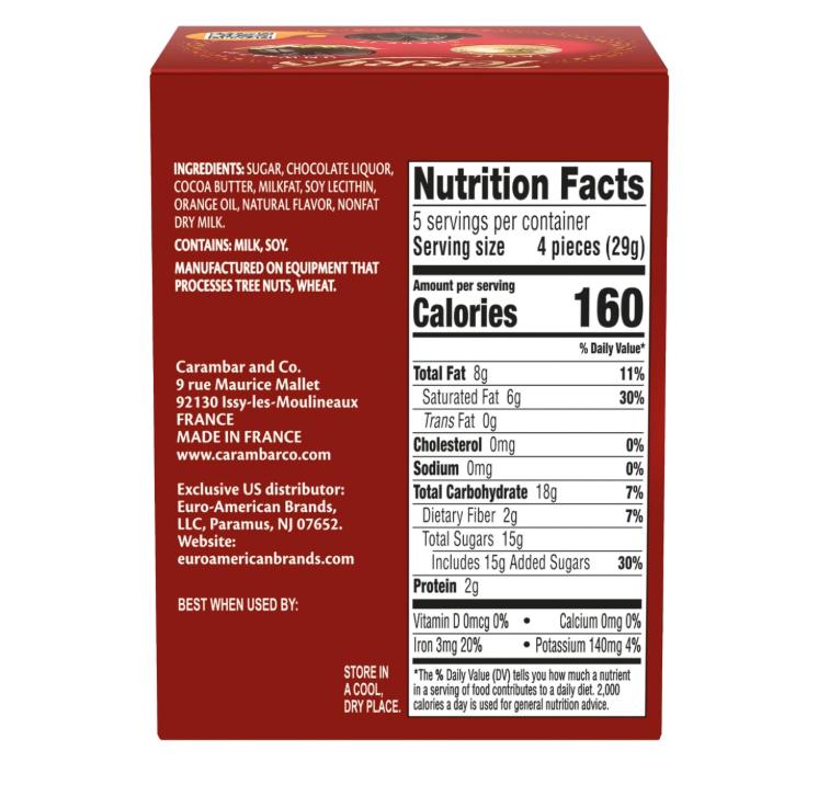 Terry's Chocolate Orange Dark Chocolate 5.11 oz | Stocking Stuffer and Party Favor | Break Apart Chocolate Ball with Real Orange Oil | Holiday Favorite