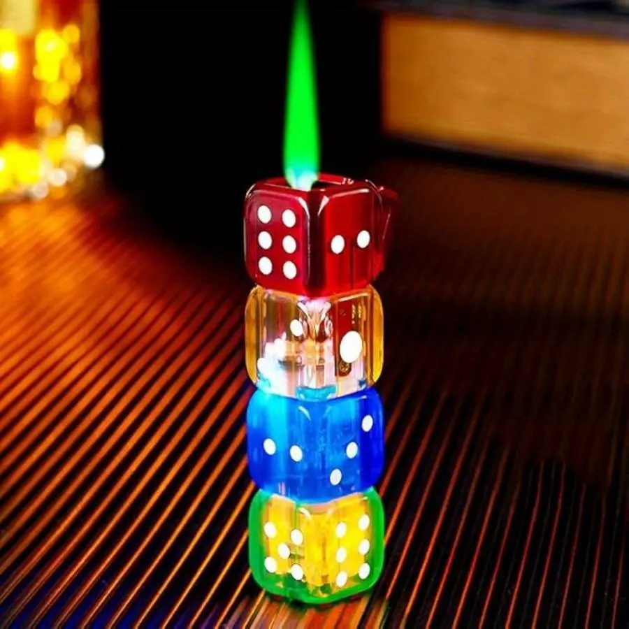 Innovative Wind-Resistant Lighter, Torch Lighter, Reusable Lighter, Jet Flame Lighter, Distinctive Present for Both Men And Women (Does Not Include Butane Fuel), Distinctive Look