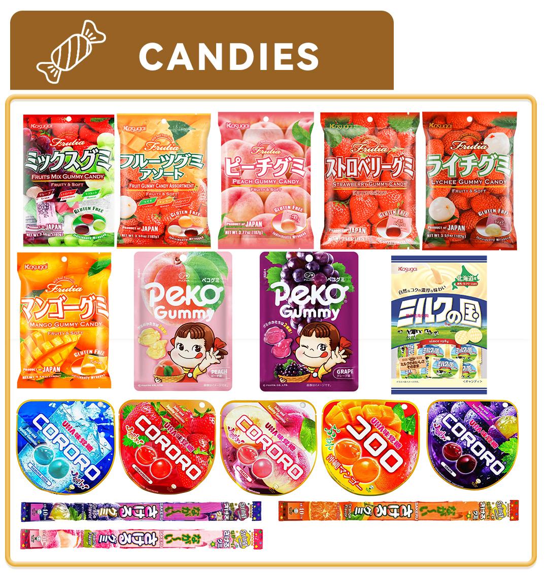 Asian Snack Box | 7 or 15 Full-Size Japanese Korean Chinese Snacks & Drinks Dessert Candy