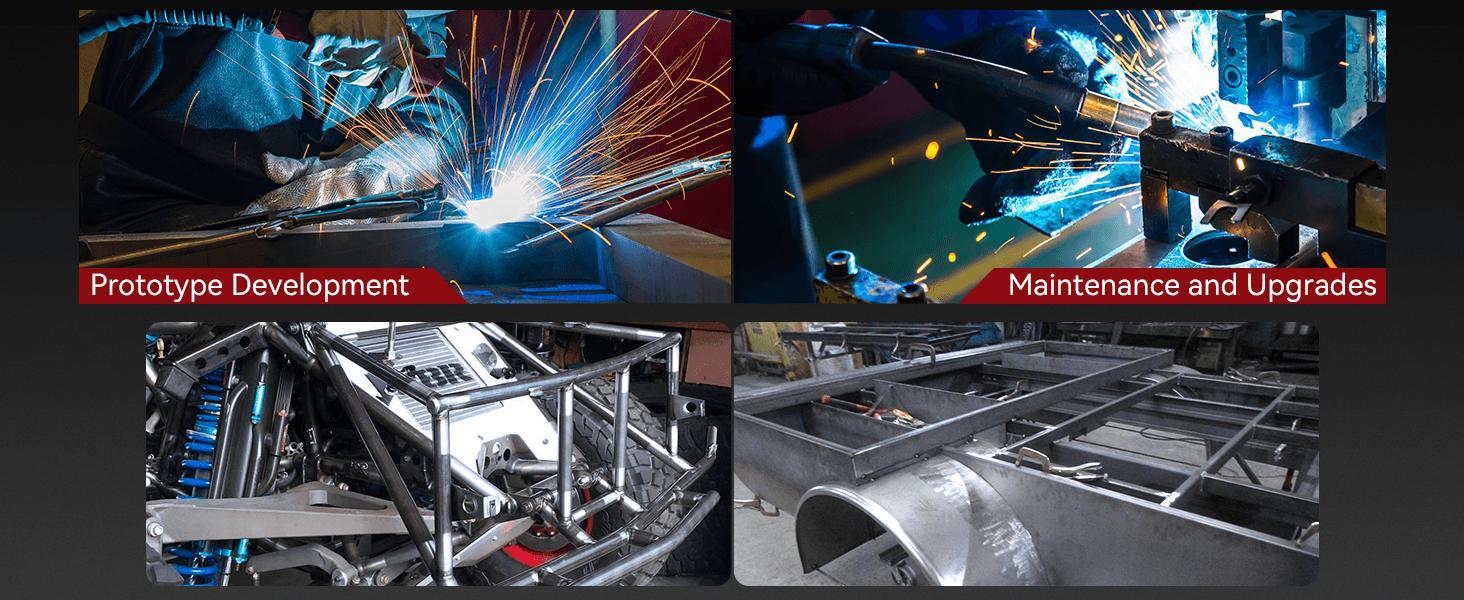 ARCCAPTAIN Flux Core Welding Wire .030'' .035'' E71T-GS Mig Welding Wire 2-Pound Spool Gasless Mild Carbon Steel Compatible With Lincoln Miller Forney Harbor Welder