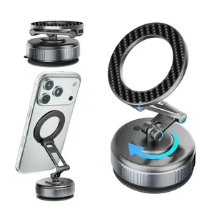 Phone Holder with Magsafe, 360° Rotating Adjustable Car Phone Mount, Compact Size, Convenient Car Installation, Compatible with Android/Samsung Mobile Phones and iPhone 17 16 15 14 13 12 Series