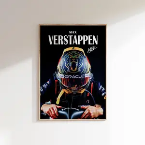 F1 Verstappen Poster, F1 Wall Art
