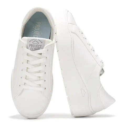 Project Cloud Women's | Lace-up Platform Sneakers | ProjectPlush™ | Lightweight | Non-Slip - Bossy