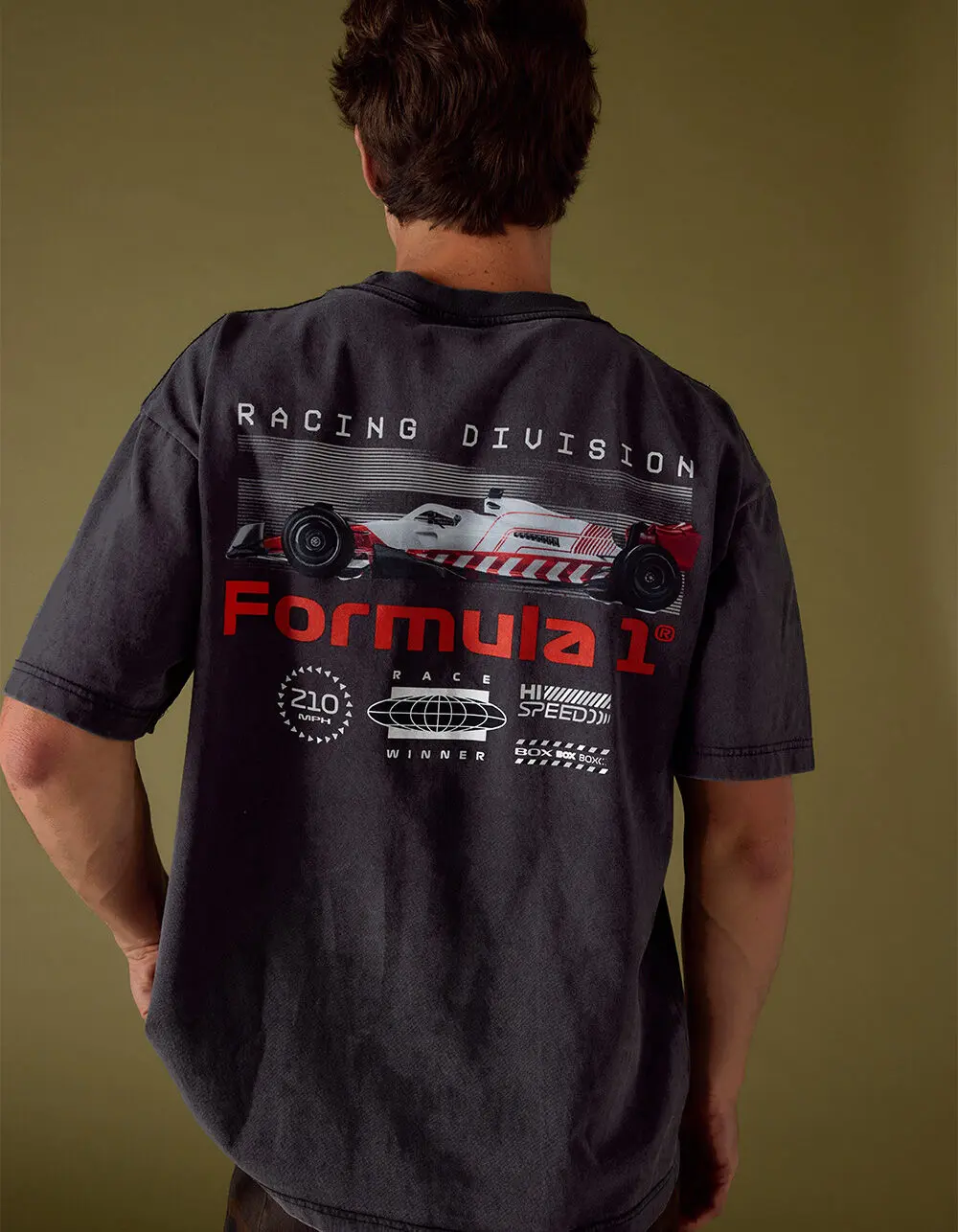 FORMULA 1 High Speed Mens Boxy Tee