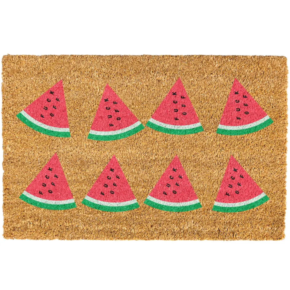 Watermelon F* OFF Doormat Spring Doormat - Funny - Rude - Go Away