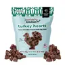 Joyride’s Kitchen 3oz US Sourced & Made Raw Freeze-Dried Turkey Hearts Dog Treats - All Ages, Single Ingredient, Human Grade, Gluten-Free, Grain-Free, No Fillers/Preservatives, High Protein, B Vitamins, Heart Health, High-Value Training Aid