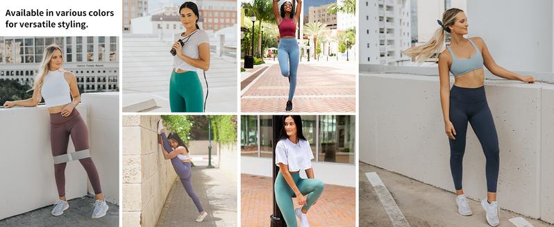 Colorfulkoala Women's Dreamlux High Waisted Workout Leggings 28" Inseam Slim-Fitting Spandex Yoga Pants Comfortable All Seasons Chic Design