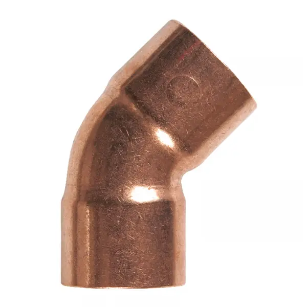 NIBCO 3/4 in. Copper 45 Degree Elbow – Sweat X Sweat Plumbing Fitting (1 Pack)