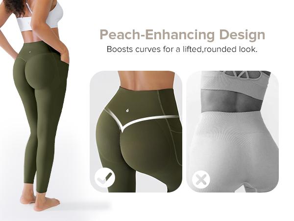 BRXL Scrunch Butt Leggings for Women Amplify Contour Legging Seamless Yoga Pants Workout Gym Booty Lifting Tights-1