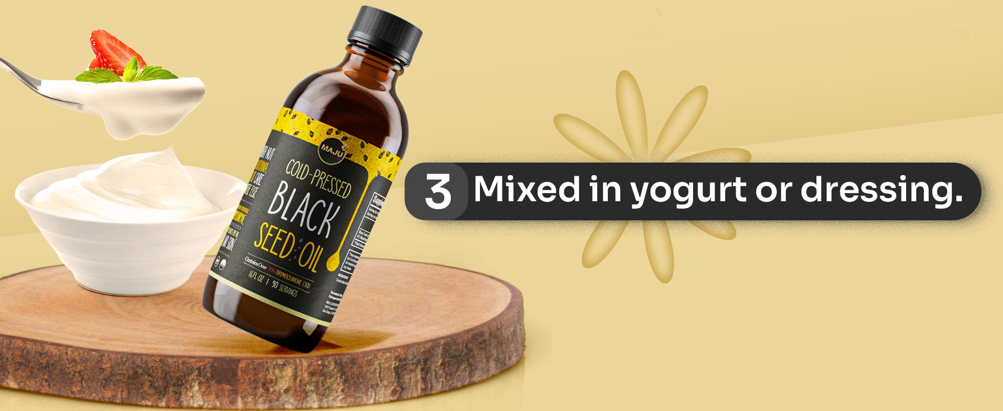 MAJU Light & Potent Black Seed Oil (16oz) - Edible Health Supplement, Organic, Cosmetic & Consumable, Light Color, Taste of Comfort Healthcare Fitness