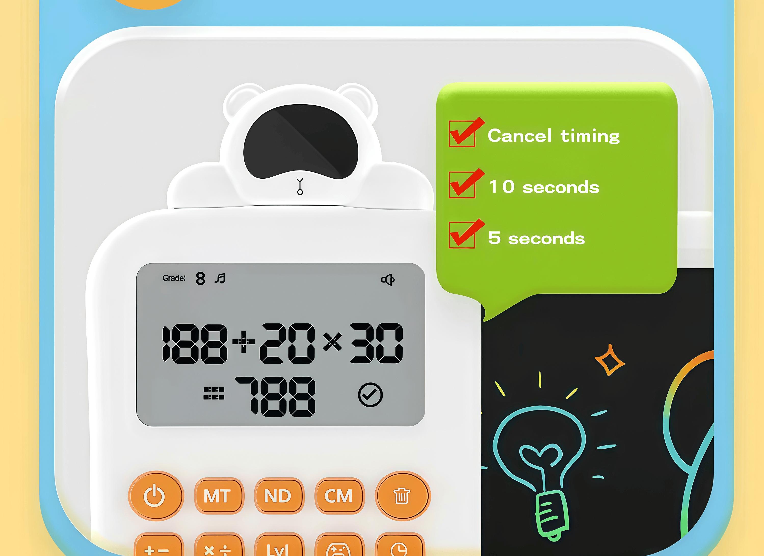 Interactive STEM Math Toy for Kids | Fun Electronic Learning Game to Build Thinking & Calculation Skills | Perfect Educational Gift for Home or Travel