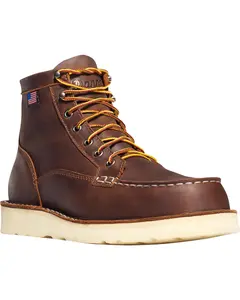 Danner Men's 6" Bull Run Moc Toe Work Boot Steel - 15564 Danner Men's 6" Bull Run Moc Toe Work Boot Steel - 15564