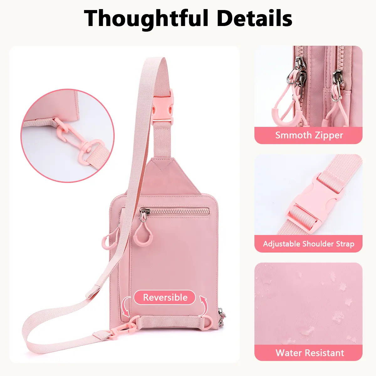 15.6 laptop backpack pink Seoul Large 15