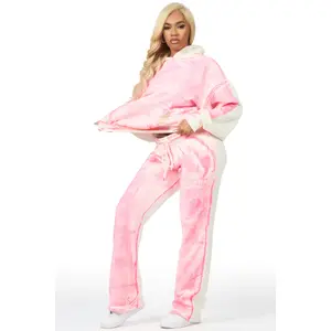 Keiana 3.0 Beige Relaxed Fit Track Set