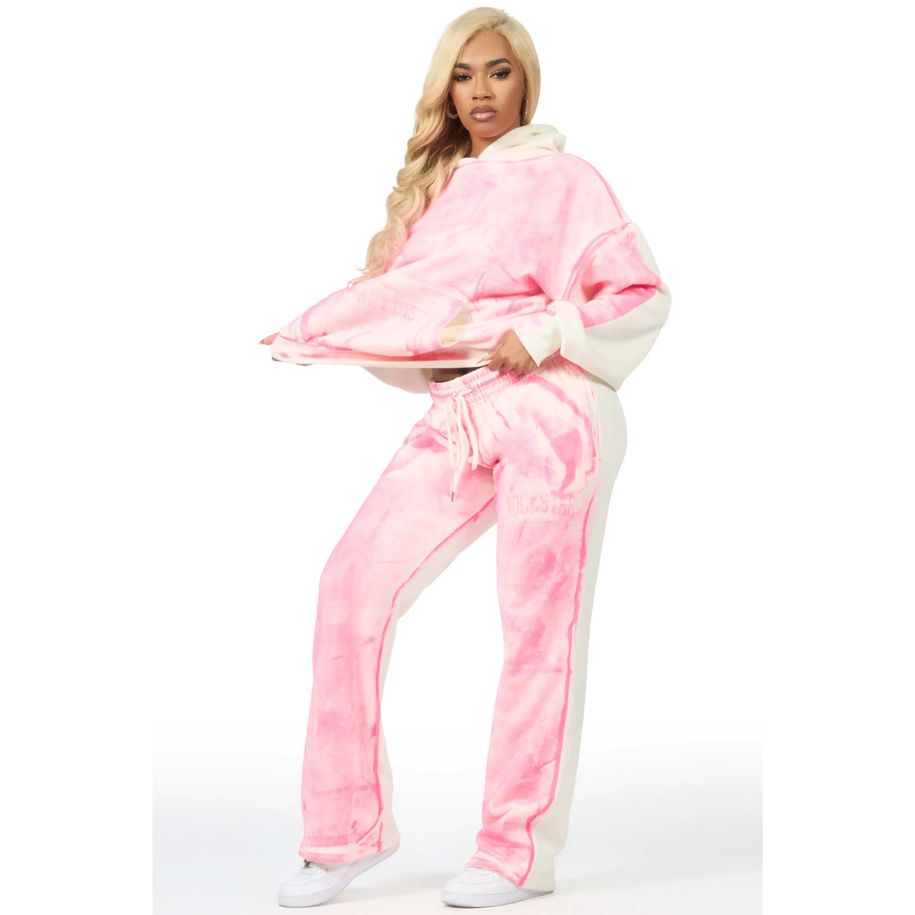 Keiana 3.0 Beige Relaxed Fit Track Set
