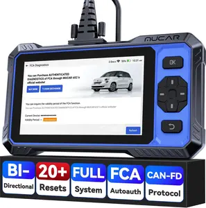 MUCAR 682 AI-Assisted Car Diagnostic Tool CANFD Bidirectional ECU Coding 20 Resets Full System diagnosis Obd2 Scanner Life Free