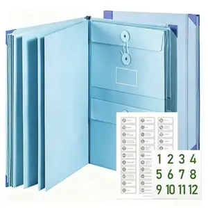 Accordion File Folder – hidden folders Organize Passports, Birth Certificates & Important Papers, Perfect for Home & Office Document Storage Organizer