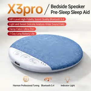 Bluetooth pillow speaker, helping you sleep well. Simple design, no need for headphones. Bluetooth technology, providing a comfortable listening experience. Ideal gift for holidays. Multifunctional Wireless Speaker