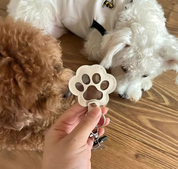 Cat and dog hair keychain owners to collect and commemorate