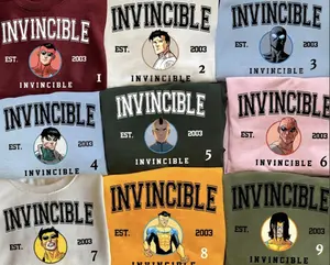 Invincible Graphic Sweatshirt, Invincible Graphic Shirt
