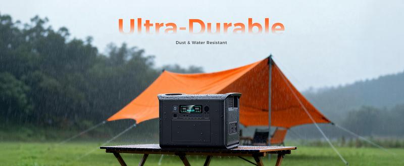 CTOLITY AP2000 Emergency Power Outage Supply Portable Power Station 2048Wh LiFePO4 Battery Solar Power Generators 1000W Fast Charge for Outdoor Camping RV Home Backup Power Supply 13 Output Ports