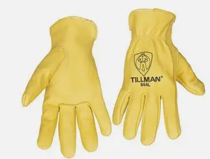 Tillman 864 Deerskin Leather Roping Construction Farming Drivers WORK GLOVES