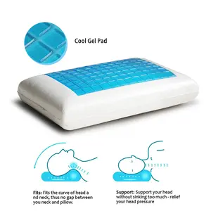 Memory Foam Pillow Gel In Queen & King Size 401 Memory Foam Pillow Gel In Queen & King Size 401