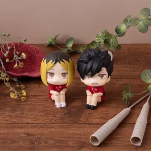 Haikyuu Kozume Kenma & Kuroo Tetsurou Q Version Figure, Cute Chibi Anime PVC Desktop Ornament Gift