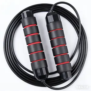 Adjustable Weighted Jump Rope for Fitness - Tangle-Free, Non-Slip Memory Foam Handles for Men, Women, and Kids - Ideal for Cardio, Crossfit, and Home Workouts