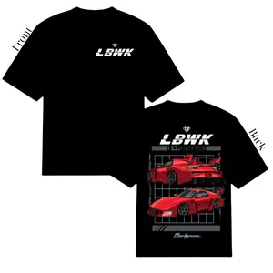 Widebody Sports Coupe Graphic T-Shirt, Retro 90s Performance Car Street Racing Tee, Automotive Enthusiast Oversized Shirt for Car Lovers
