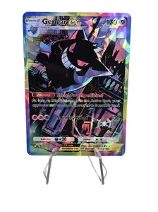 Gengar EX  Custom Fractal Glass Holo - $5 Deals!  over 100+ Options! - SHIPPING FREE on 4+ Cards!